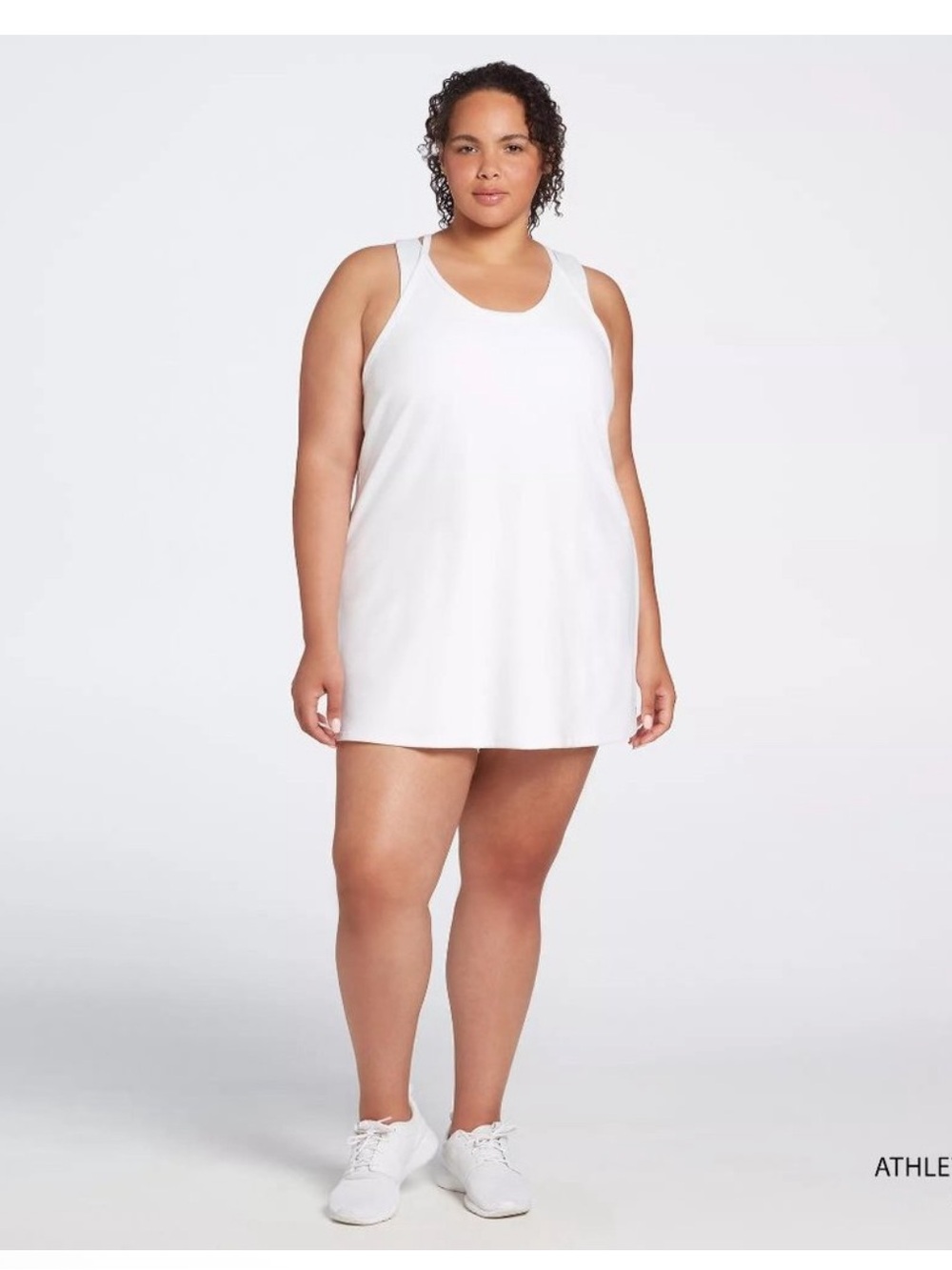 NWT DSG Y Racerback Pure White Dress Size XL